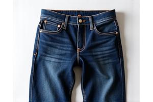 Celana denim Straight Fit Pria warna gelap