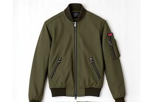 Jaket Bomber stylish warna olive green